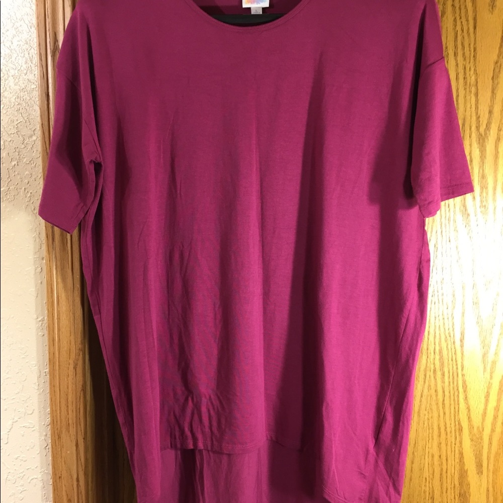 Lularoe Large Solid Fushia Irma-EUC